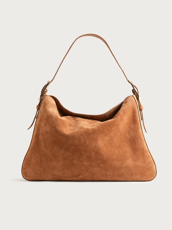 J. Crew Handbags - JCrew Berkeley Shoulder Bag in Suede